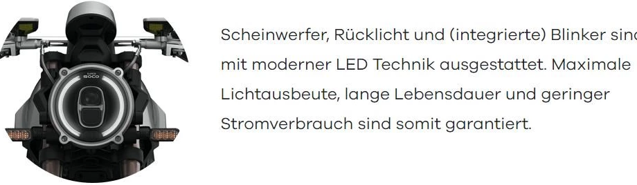 Super Soco TC Max 95Km//H Elektro Bike  fahrbar mit A1 B(196) zum sensationellen Preis/Leistzungsverhältnis Bild 10: Super Soco TC Max 95Km//H Elektro Bike  fahrbar mit A1 B(196) zum sensationellen Preis/Leistzungsverhältnis