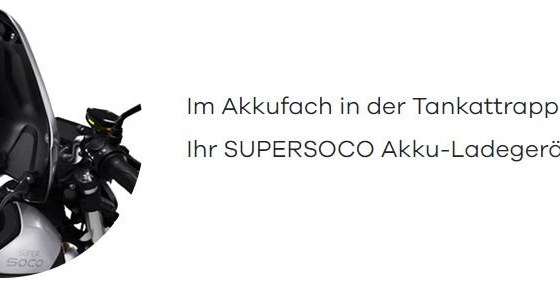 Super Soco TC Max 95Km//H Elektro Bike  fahrbar mit A1 B(196) zum sensationellen Preis/Leistzungsverhältnis - Bild 4