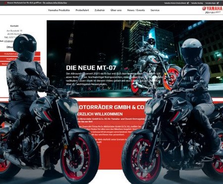 Unsere neue Yamaha-Webseite!