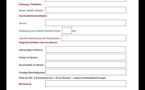 Fahrwerkservice / Gabelservice  -  jetzt Termin vereinbaren!! Wir bieten auch Fahrzeugabholungen an !! - Bild 3