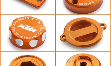 KTM Powerparts orange eloxiert für deine KTM !