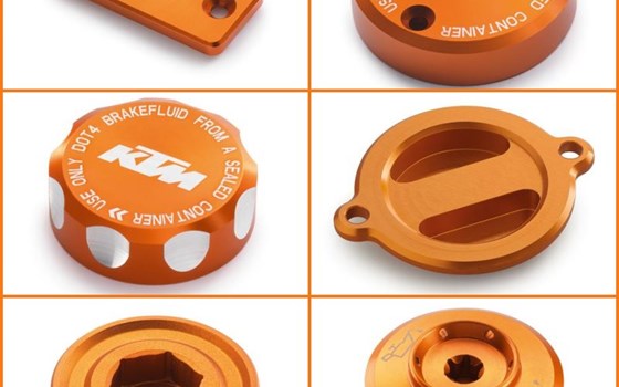 KTM Powerparts orange eloxiert für deine KTM ! - Bild 1