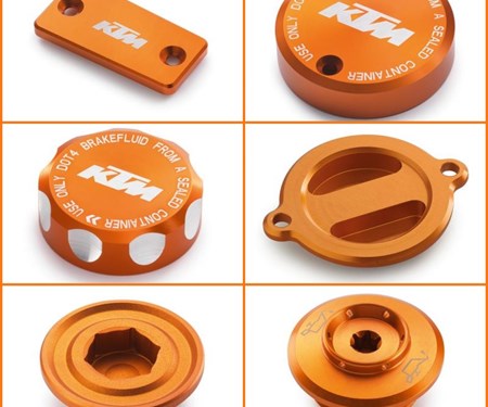 KTM Powerparts orange eloxiert für deine KTM !
