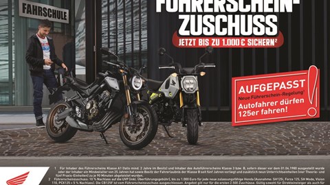 Honda Semmler - Führerschein Aktion 