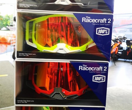 100 % Racecraft 2 Motocrossbrillen - NEUE Modelle eingetroffen !!  