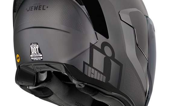 Neuer Icon Airflite Helm Jewel Silber inkl. MIPS - Bild 3