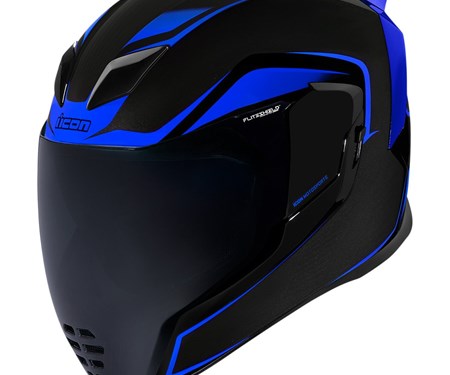 Icon Airflite ™ Helm Crosslink schwarz blau / hi-viz / rot Icon Airflite ™ Helm Crosslink schwarz blau / hi-viz / rot