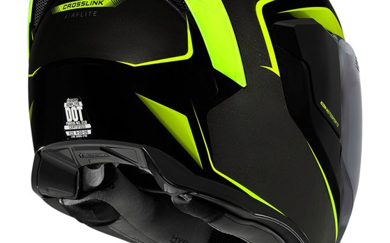 Icon Airflite ™ Helm Crosslink schwarz blau / hi-viz / rot - Bild 6