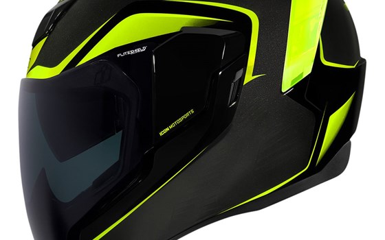 Icon Airflite ™ Helm Crosslink schwarz blau / hi-viz / rot - Bild 5