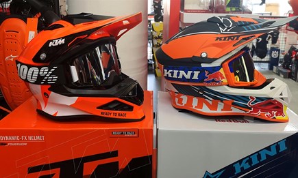 KTM Motocrosshelme Kollektion 2021 & KINI  !!