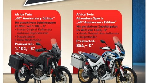 Africa Twin 60 Jahre Edition - Zubehöraktion -