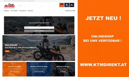 NEU ! ONLINESHOP! www.ktmdirekt.at !!