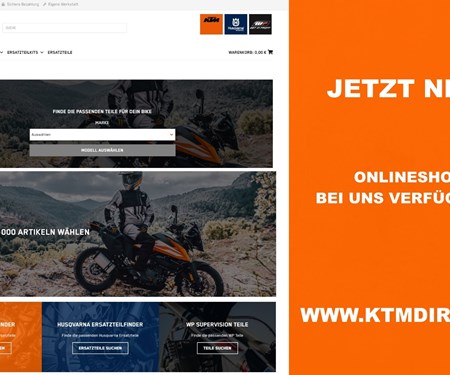 NEU ! ONLINESHOP! www.ktmdirekt.at !! NEU ! ONLINESHOP! www.ktmdirekt.at !!