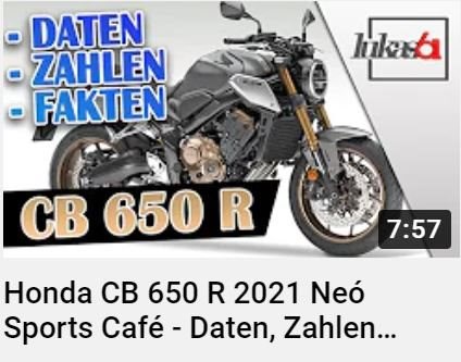 Honda Semmler - Video von Lukas.61 über die CB 650 R