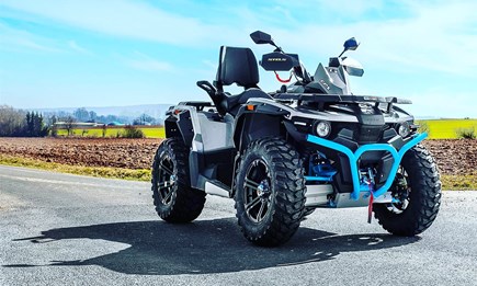 Limitiert auf 150 Stück -  Stels Edition Guepard 800 Grau mit blauem Rahmen,