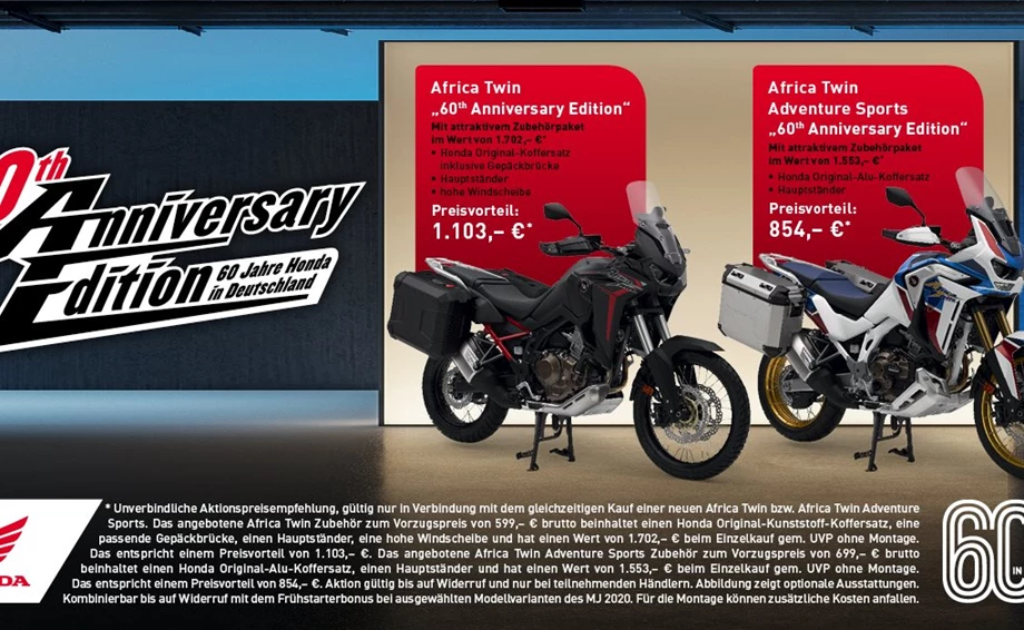 Honda Semmler - Africa Twin 60 Jahre Edition Bild 1: Honda Semmler - Africa Twin 60 Jahre Edition