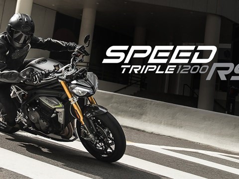 Triumph Speed Triple RS Reveal Show am 13.03.2021