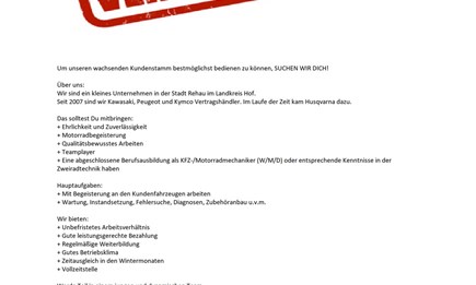 Wir suchen Verstärkung!