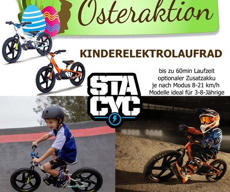 Osteraktion Kinderelektrolaufrad  Osteraktion Kinderelektrolaufrad