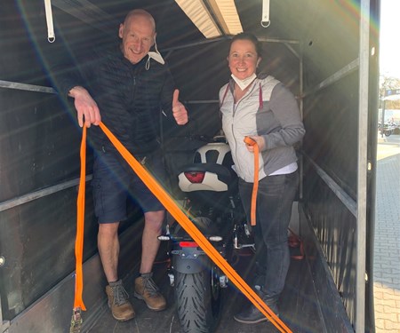 Auslieferung Triumph Trident 660