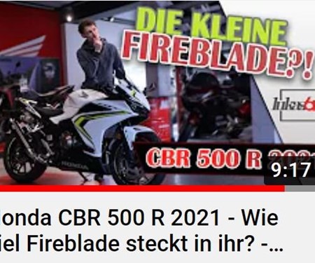 Honda Semmler - Video von Lukas.61 über die CBR500R ! 