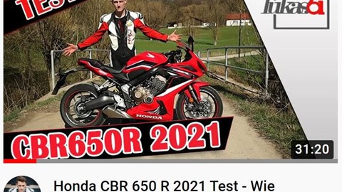 Honda Semmler - Fahrvideo CBR650R von Lukas.61