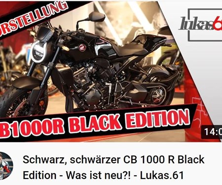 Honda Semmler - CB 1000 R Black Edition Video von Lukas.61