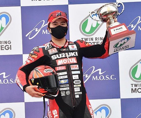 Doppelpodium für Yoshimura SERT Motul in Motegi Doppelpodium für Yoshimura SERT Motul in Motegi