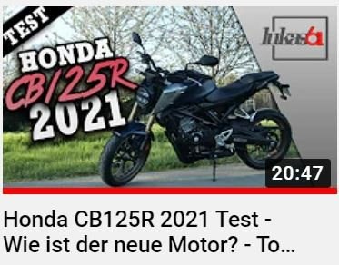 Honda Semmler - Lukas.61 Test der neuen CB 125 R