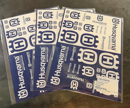 Husqvarna Sticker jetzt erhältlich !!