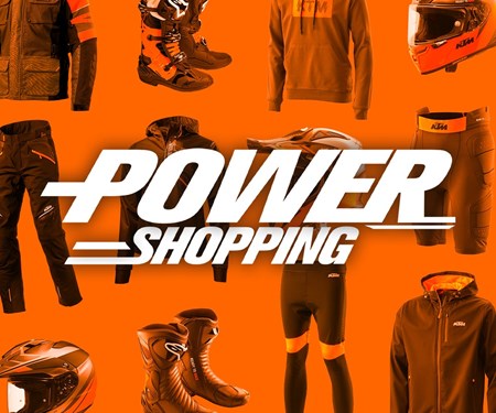 KTM POWERSHOPPING bis zu 50 % Rabatt !!