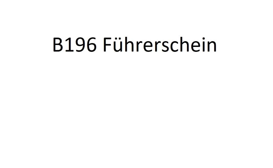 B196 - der 125er Führerschein für PKW-Fahrer Bild 1: B196 - der 125er Führerschein für PKW-Fahrer