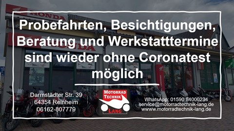 Beratung und Verkauf wieder ohne Coronatest möglich