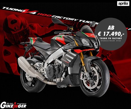 Aprilia Tuono V4 Factory in Aktion!