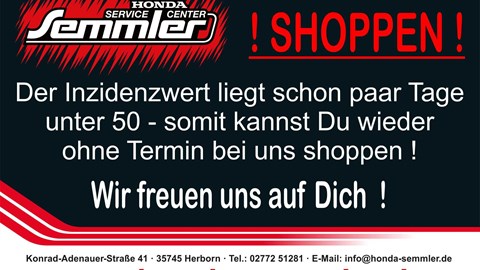 Honda Semmler - JETZT WIEDER NORMAL SHOPPEN