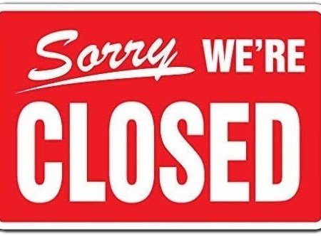 Wir haben vom 03.06. bis 06.06.21 geschlossen!