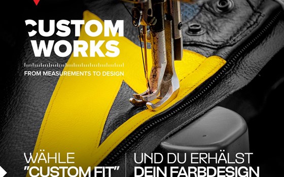 Dainese Custom Works Aktion bei uns im XAJO-Shop - Bild 1 Dainese Custom Works Aktion bei uns im XAJO-Shop - Bild 1