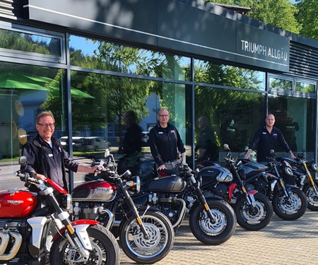 Beratungstermin für euer nächstes Triumph Motorrad! 