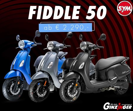 SYM Fiddle 50 E5 bei Ginzinger! SYM Fiddle 50 E5 bei Ginzinger!