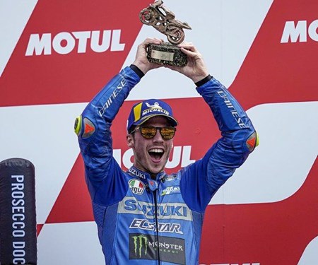 Mir feiert Rückkehr aufs Podium, Rins wird Elfter Mir feiert Rückkehr aufs Podium, Rins wird Elfter