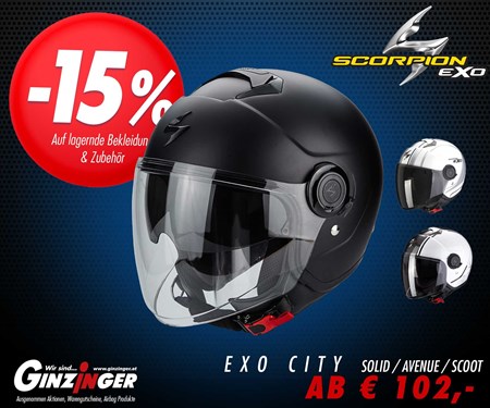 Scorpion EXO City MINUS 15% Scorpion EXO City MINUS 15%