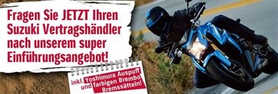 GSX-S1000 Einführungs Angebot