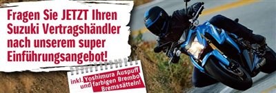 GSX-S1000 Einführungs Angebot