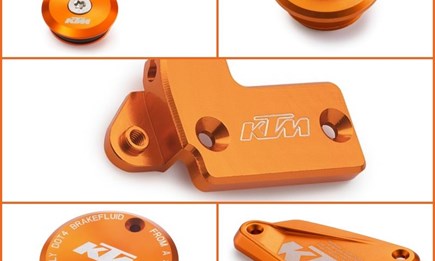 POWER PARTS ORANGE ELOXIERT 