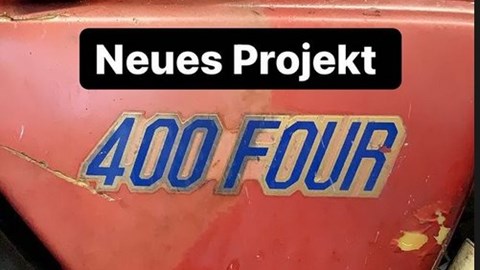 Aufbau CB400FOUR F2