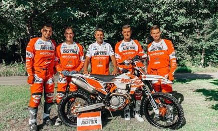 Das österreichische Nationalteam beim FIM International 6 Days of Enduro Rennen in Italien!
