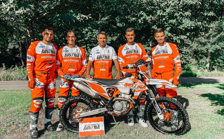 Das österreichische Nationalteam beim FIM International 6 Days of Enduro Rennen in Italien! Bild 1: Das österreichische Nationalteam beim FIM International 6 Days of Enduro Rennen in Italien!