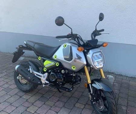 MSX125 Groom ABS verfügbar in ROT und SILBER