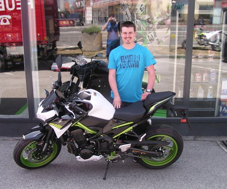 Z 900 - ein heiß begehrtes Bike ausgeliefert! Z 900 - ein heiß begehrtes Bike ausgeliefert!