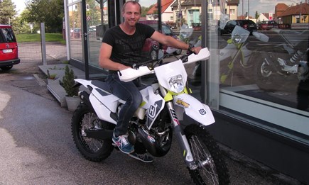 Übergabe einer Husqvarna TE 250/2022